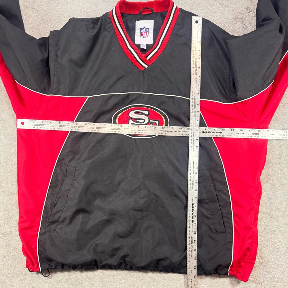 Y2K NFL San Francisco 49ers Pullover Size XXL Spellout - Picture 4 of 4